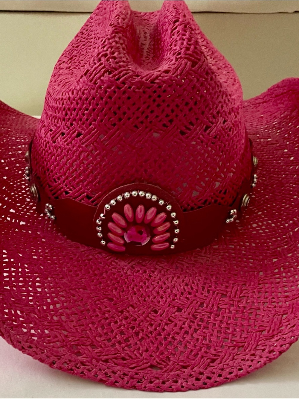 Bullhide Hat Itchygoonie Cowboy Hat Women’s Size Medium Fuchsia/Bright Pink NWT